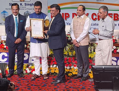 CMD THDCIL conferred with CBIP Award 2022