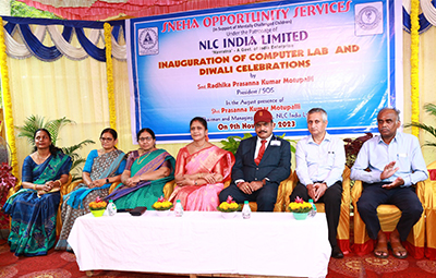 Soft skill facilities provided by NLCIL for differently abled students