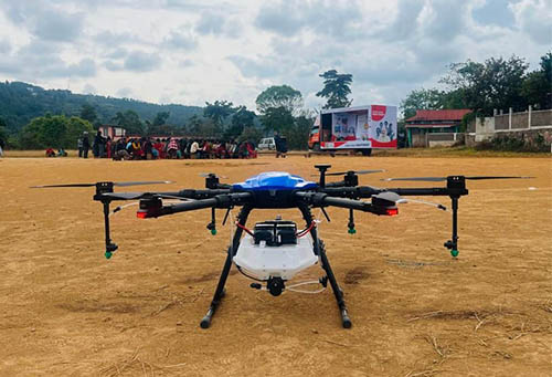 Elevating agriculture with drone demos by BVFCL