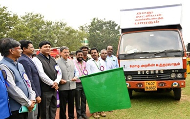 MFL demonstrates Kisan drones at Viksit Bharat Sankalp Yatra