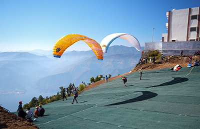 Tehri Acro festival 2023 commenced today at Tehri