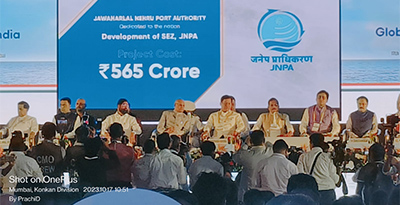 JNPA celebrates historic milestone at Global Maritime India Summit 2023