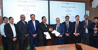 REC signs MoU with Bank of India