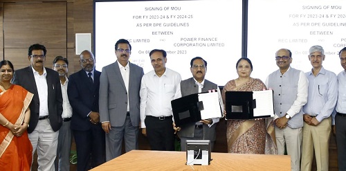REC signs MoU with PFC for FY 2023-24 & FY 2024-25