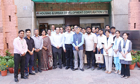 Medical Health CheckUp Blood Donation Camp at HUDCO