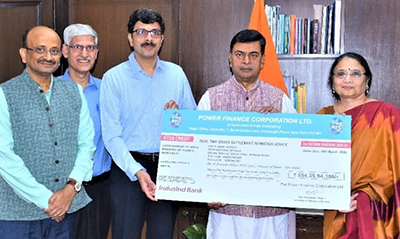 PFC pays the highest-ever Interim dividend of Rs. 2033 crore to GoI for FY 2023-24