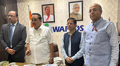 Union Minister of Jal Shakti, Paatil visits WAPCOS Office