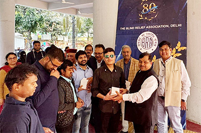 NBCC honours students of Blind Relief Association on International Day of Persons with Disabilities