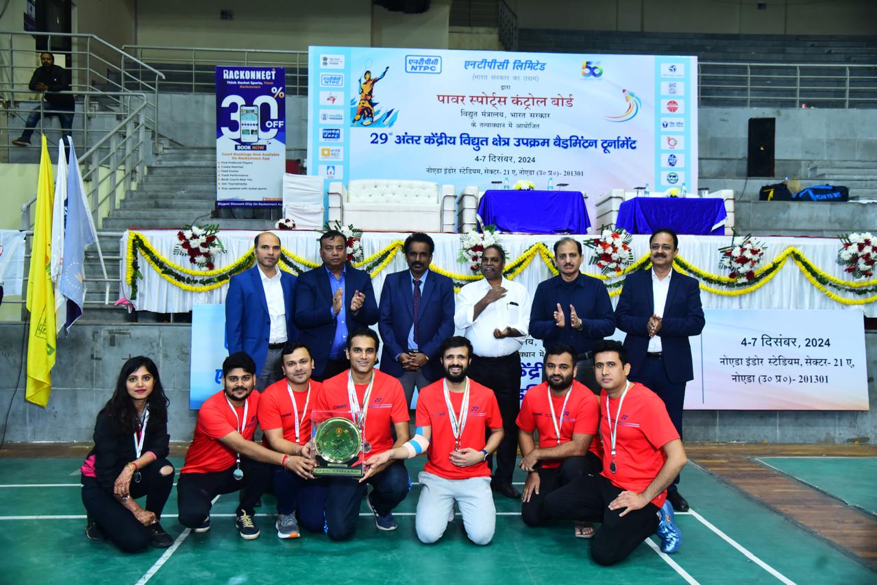 REC wweeps 29th Inter-CPSU Badminton Tournament with Gold in All Categories