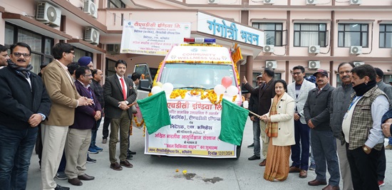 Health mobile van by THDC to serve rural areas of Uttarakhand