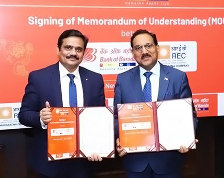 REC Limited & BoB sign MoU to finance Power, Infrastructure, Logistics Projects