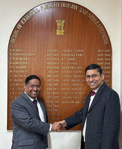 Randhir Jaiswal takes charge as Spokesperson, MEA