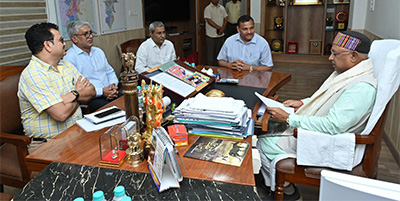 Coal Secretary meets Chhattisgarh CM