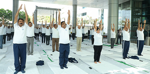 EIL celebrates 10th International Day of Yoga