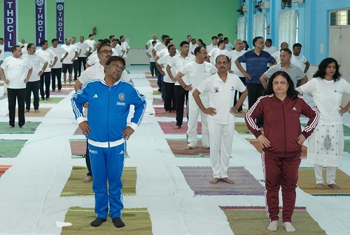 THDC celebrates International Yoga Day