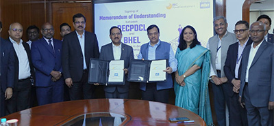 RECPDCL and BHEL sign MoU to form SPV for utility scale RE projects