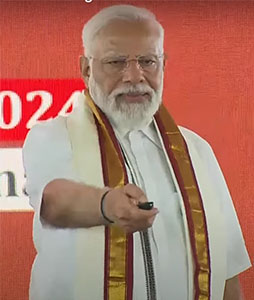 PM lays foundation stone for THDC's 600 MW Lalitpur Solar Power Project