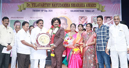 NLC CMD conferred with Dr Yelavarthy Nayudamma Memorial Award
