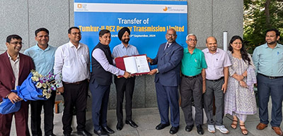 RECPDCL hands over Tumkur-II REZ Power Transmission Limited to GR Infraprojects Ltd