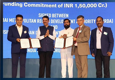 Signing of MoU by HUDCO with MMRDA