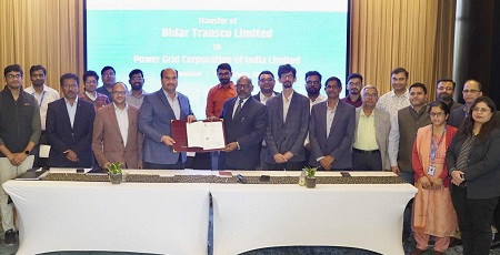 RECPDCL handovers 2 No. of SPVs of Transmission Projects to Power Grid