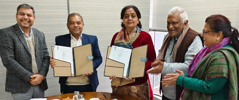 MOU signs between NBCC, Hindu College for development