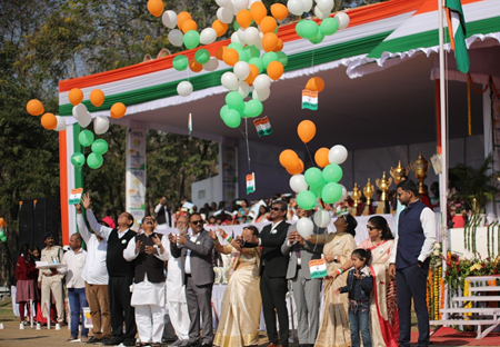 76th Republic Day celebrated with great enthusiasm at SECL Headquarters