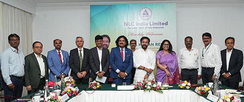 Coal Minister reviews progress of NLCIL projects at Chennai