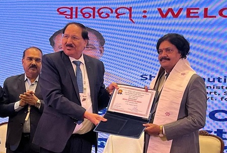 NLCIL CMD Prasanna Kumar Motupalli conferred with Prestigious Mining Innovation Award