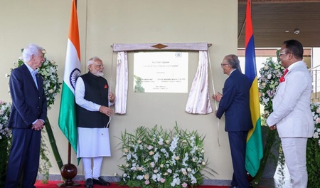 PM inaugurates NBCCâ€™s project in Mauritius