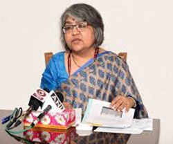 Ms Sujata Chaturvedi is also Secretary, Labour