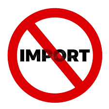 Push for 400+ items on import ban list